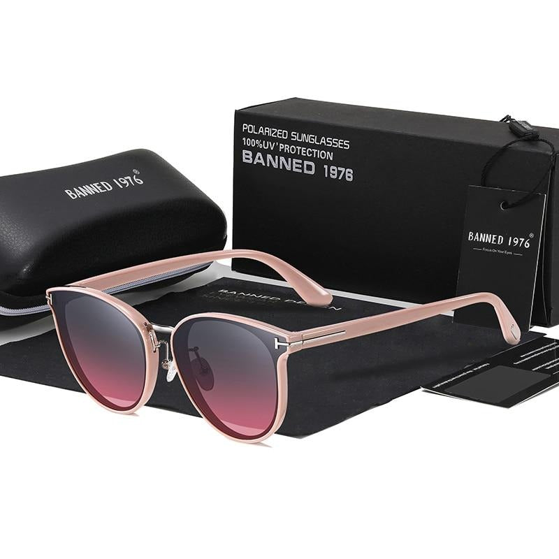 Polarized lady Sunglasses cat eye Fashion Women Sunglasses