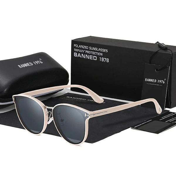 Polarized lady Sunglasses cat eye Fashion Women Sunglasses