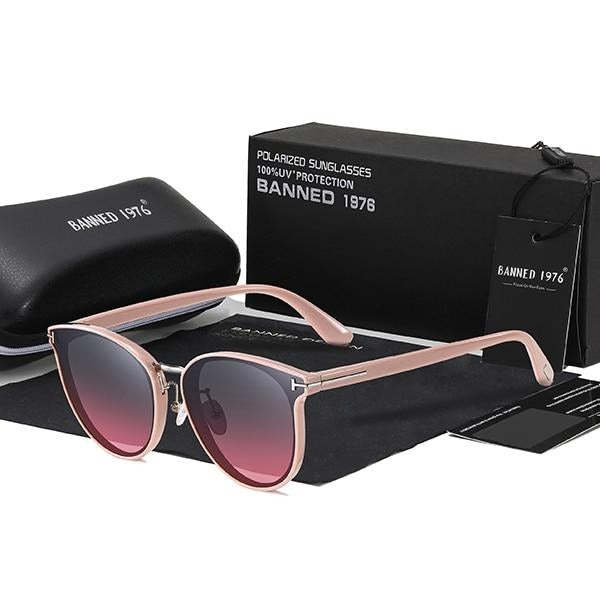 Polarized lady Sunglasses cat eye Fashion Women Sunglasses