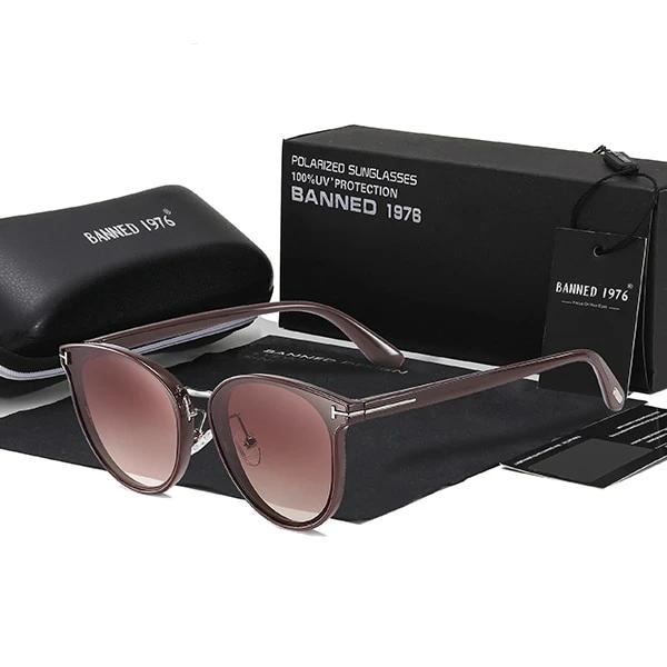 Polarized lady Sunglasses cat eye Fashion Women Sunglasses