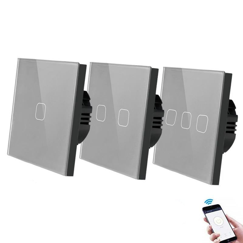 1/2/3 Gang Smart Wall Wireless Touch Light Switch