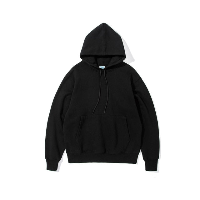 Men Thick Fleece Thick Velvet Fabrics Winter Hoodies