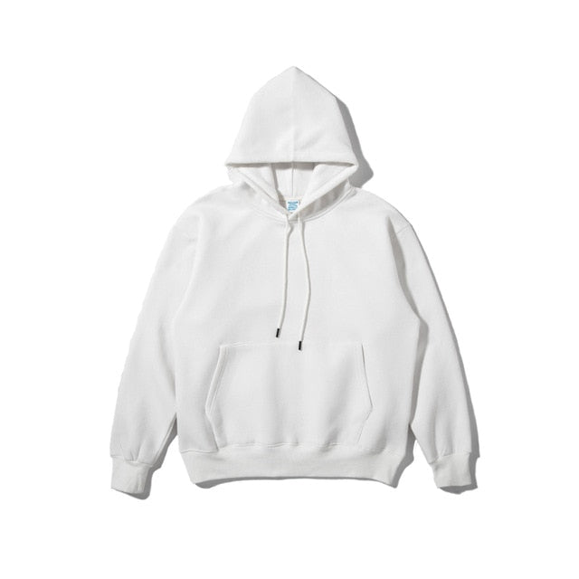 Men Thick Fleece Thick Velvet Fabrics Winter Hoodies