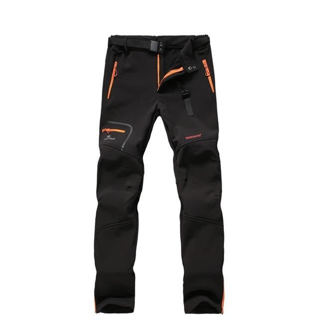 outdoor stormy men's casual autumn and winter Plush men's loose straight pants