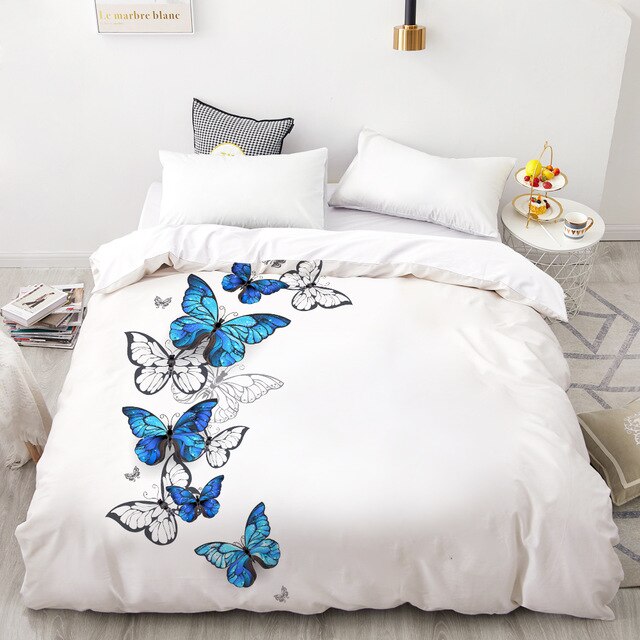 3D Duvet Quilt Cover Set Bedding Set Bed Linens Pillowcase