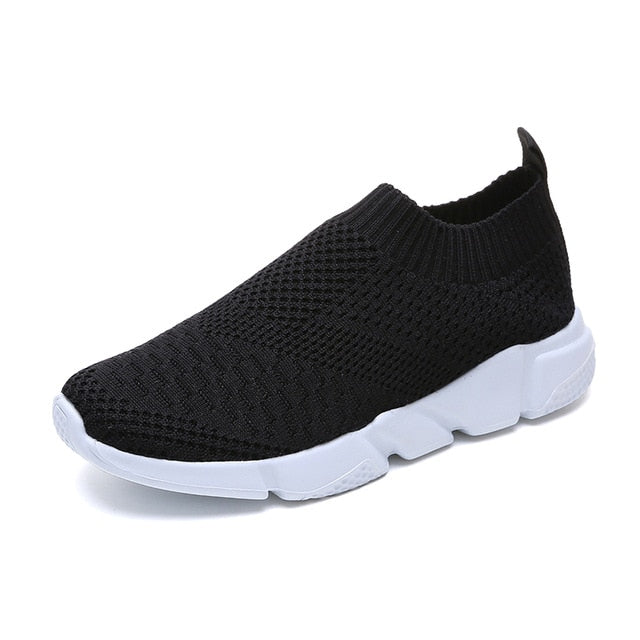 Breathable Mesh Platform Sneakers Women Slip on Soft Ladies Casual Running Shoes