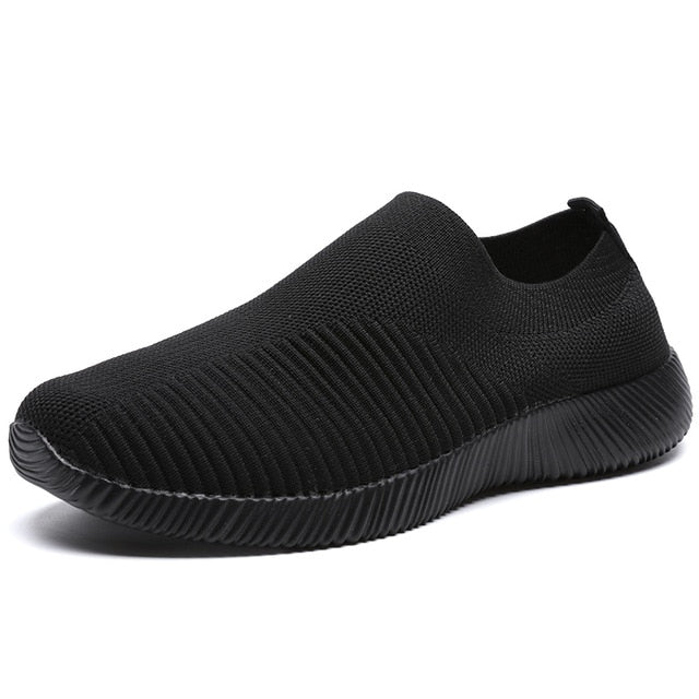 Breathable Mesh Platform Sneakers Women Slip on Soft Ladies Casual Running Shoes