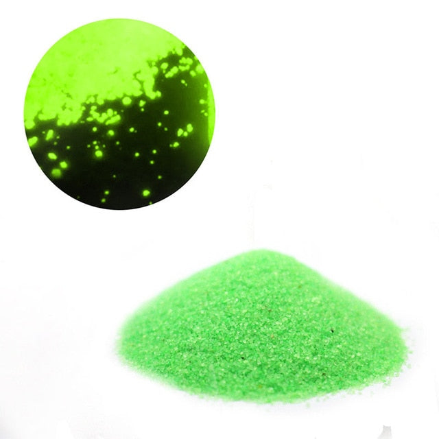 1Bag Luminous Particles Sand Colorful Fluorescent Glow Powder