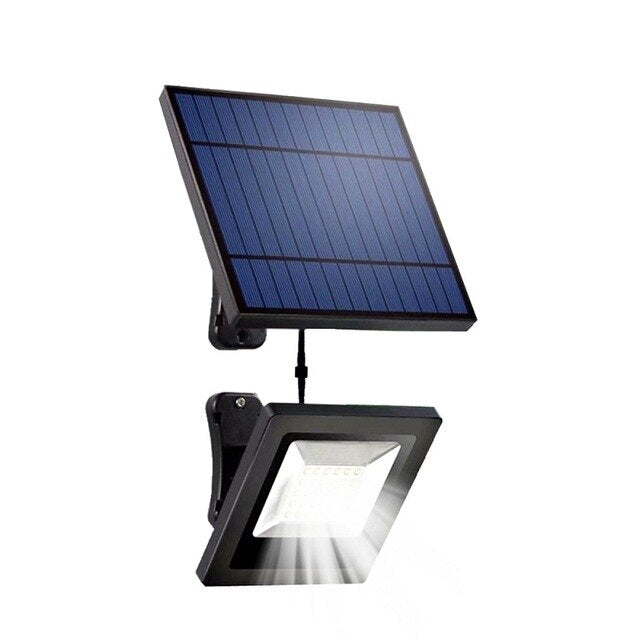 Garden Solar Floodlight 30LED Solar Panel With 5M Cable