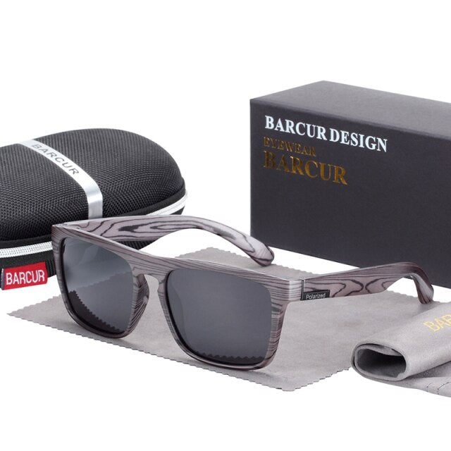 Polarized Imitation Wood Sunglasses for Men women