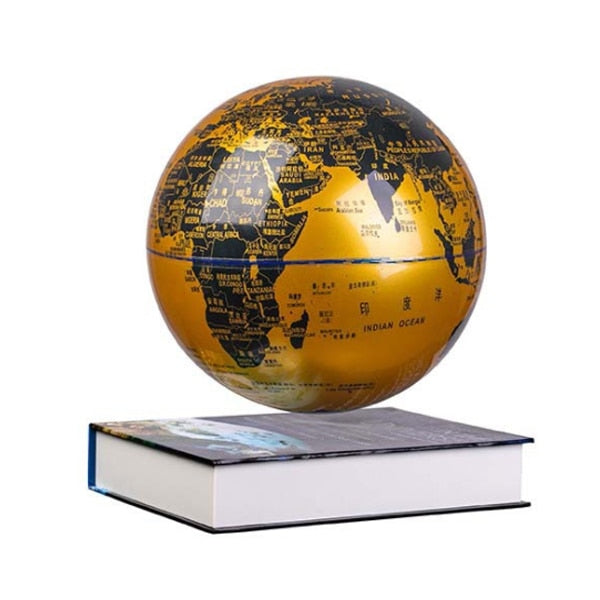 D Magnetic Levitation Globe Lamp Night Light Rotating Globe