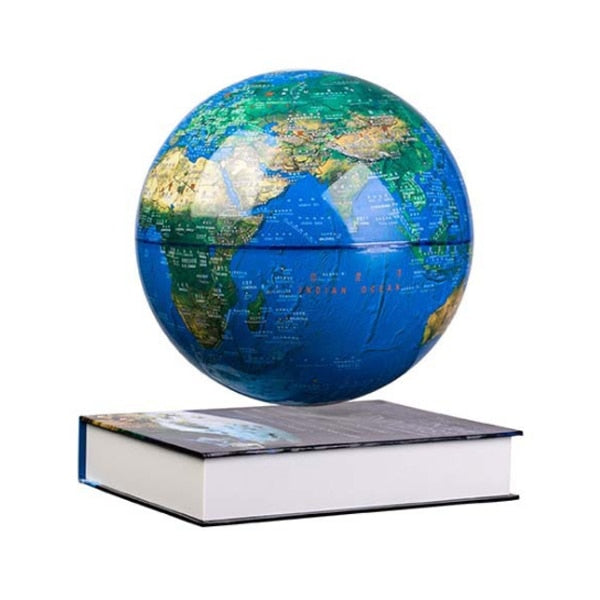 D Magnetic Levitation Globe Lamp Night Light Rotating Globe