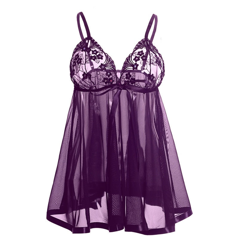 Women Nightwear Nightgown Large Size Sling Female Sleepwear Night Dress