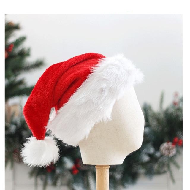 Santa Xmas Extra Thicken Classic Christmas Hat