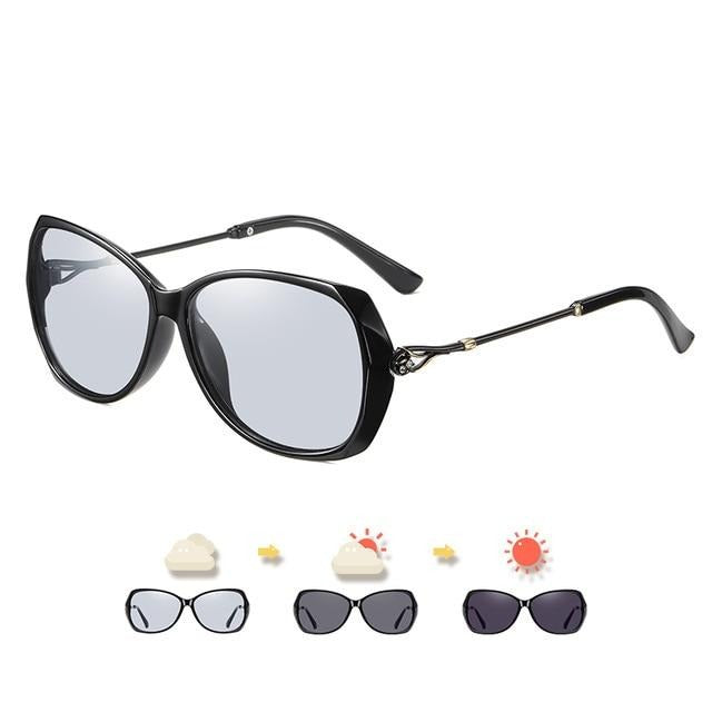 Photochromic Sunglasses For Women Polarized Oversized Ladies Eyewear