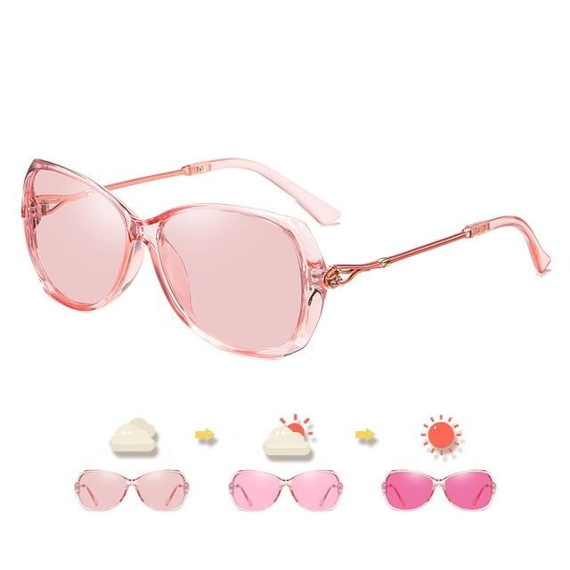 Photochromic Sunglasses For Women Polarized Oversized Ladies Eyewear