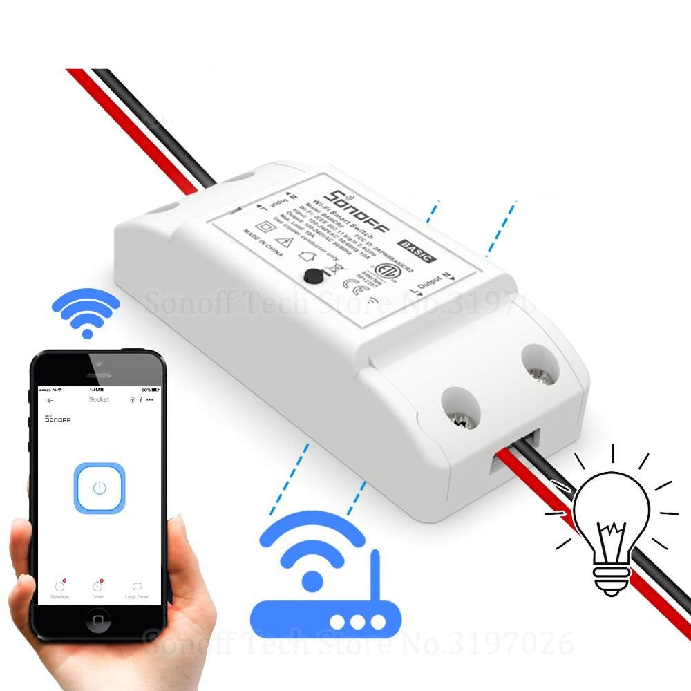 Wifi DIY Smart Wireless Remote Switch Light Controller Module