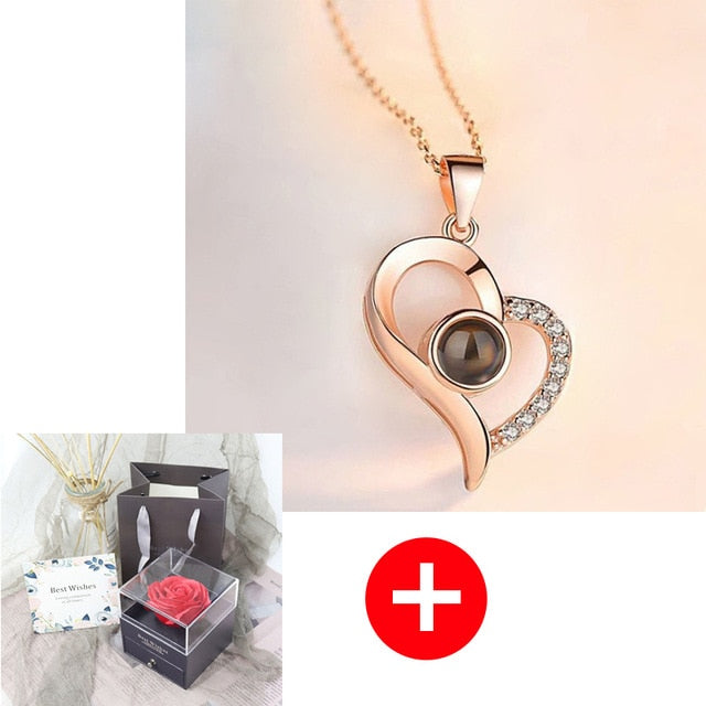 Jewelry Box Rose Artificial Flower Birthday Girlfriend Valentines Gift