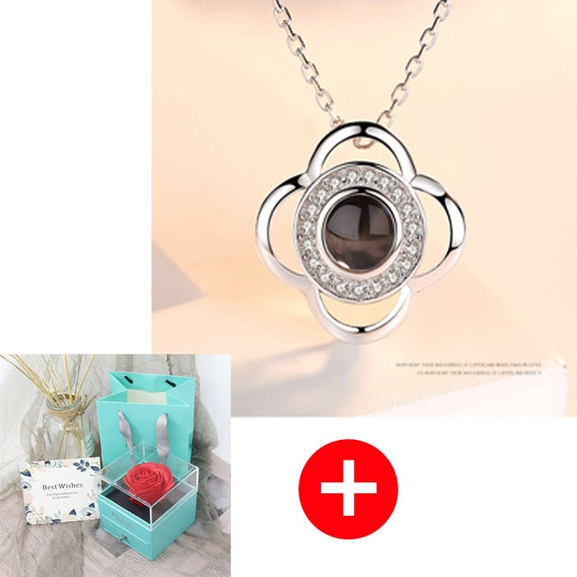 Jewelry Box Rose Artificial Flower Birthday Girlfriend Valentines Gift