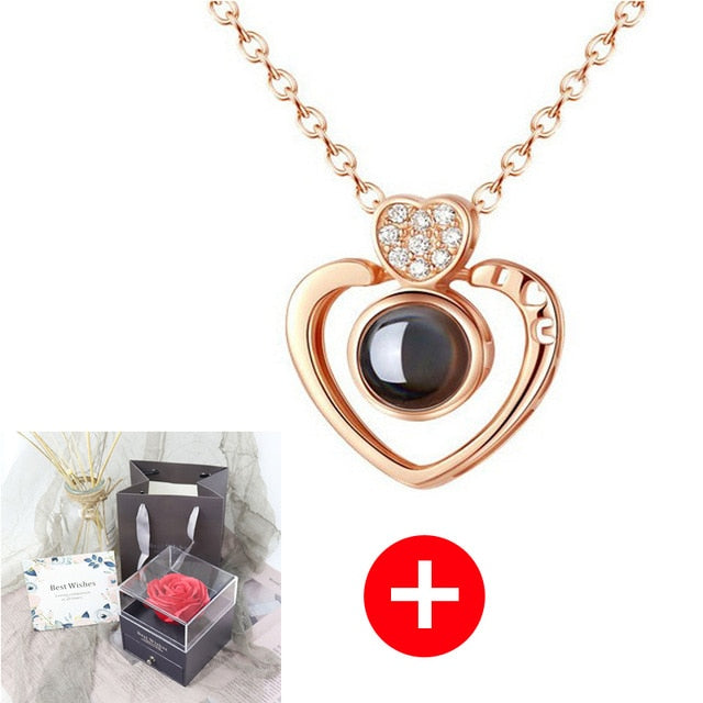 Jewelry Box Rose Artificial Flower Birthday Girlfriend Valentines Gift