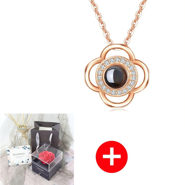 Jewelry Box Rose Artificial Flower Birthday Girlfriend Valentines Gift