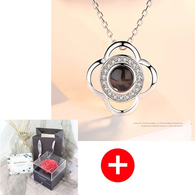 Jewelry Box Rose Artificial Flower Birthday Girlfriend Valentines Gift