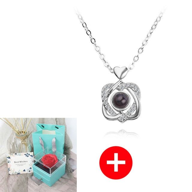 Jewelry Box Rose Artificial Flower Birthday Girlfriend Valentines Gift