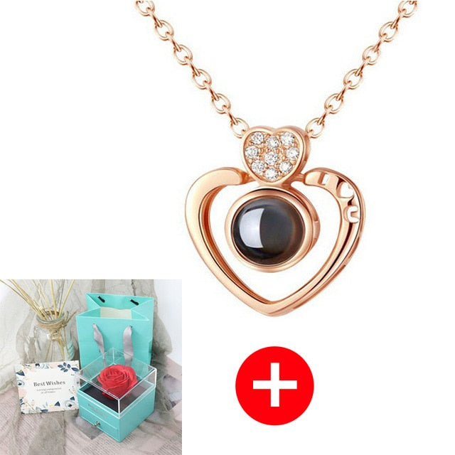 Jewelry Box Rose Artificial Flower Birthday Girlfriend Valentines Gift