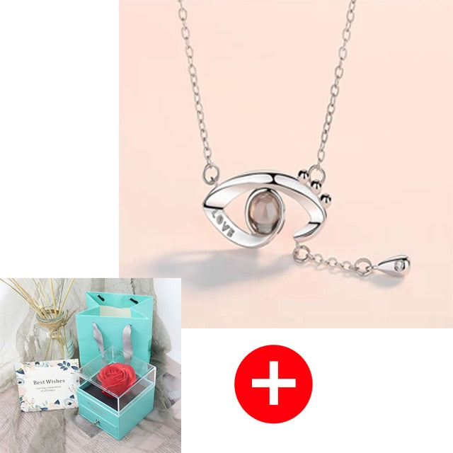 Jewelry Box Rose Artificial Flower Birthday Girlfriend Valentines Gift