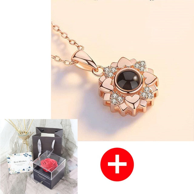 Jewelry Box Rose Artificial Flower Birthday Girlfriend Valentines Gift