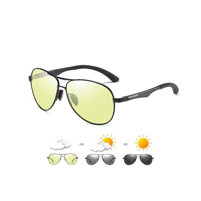 Aviation Sunglasses For Men Fashion Polarized Photochromic Eyewear
