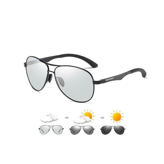 Aviation Sunglasses For Men Fashion Polarized Photochromic Eyewear