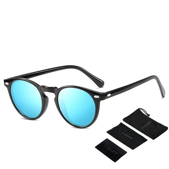 Round Sunglasses For Women Classic Ultralight Polarized Driving Glasses
