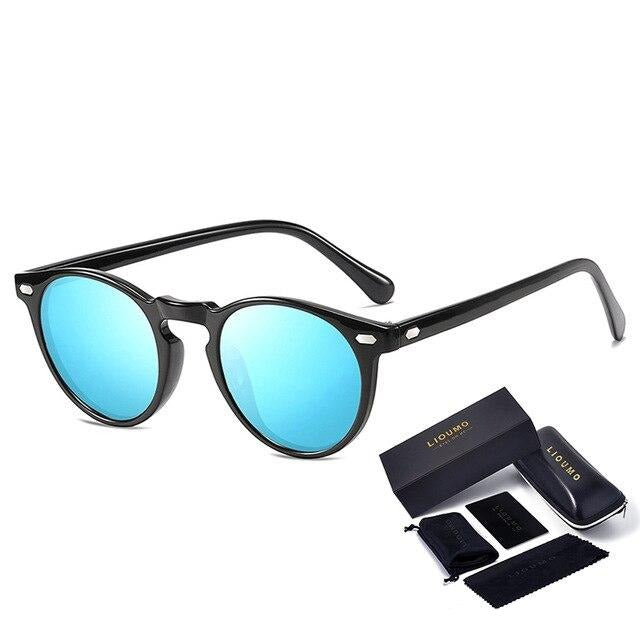 Round Sunglasses For Women Classic Ultralight Polarized Driving Glasses