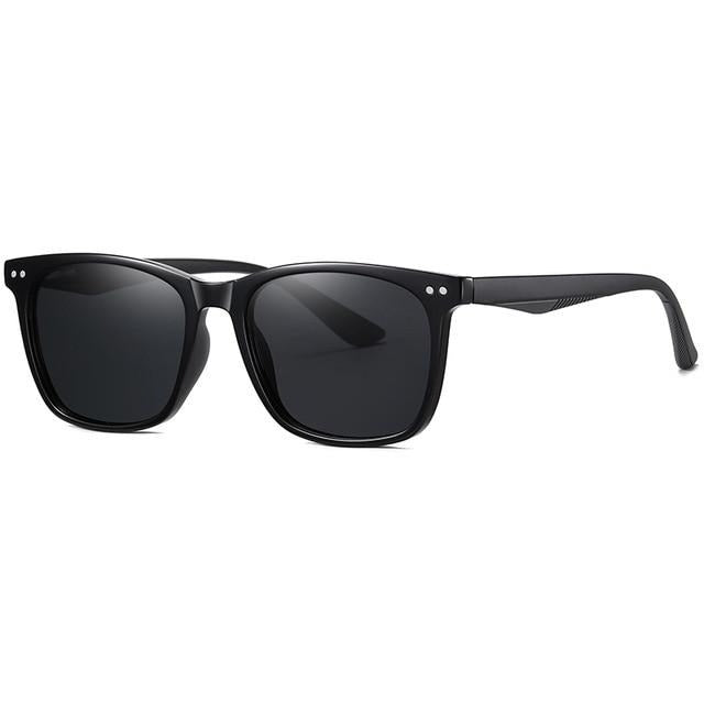 Square Polarized Men Women Ultra Light TR Frame Anti-Glare Driving Sunglasses
