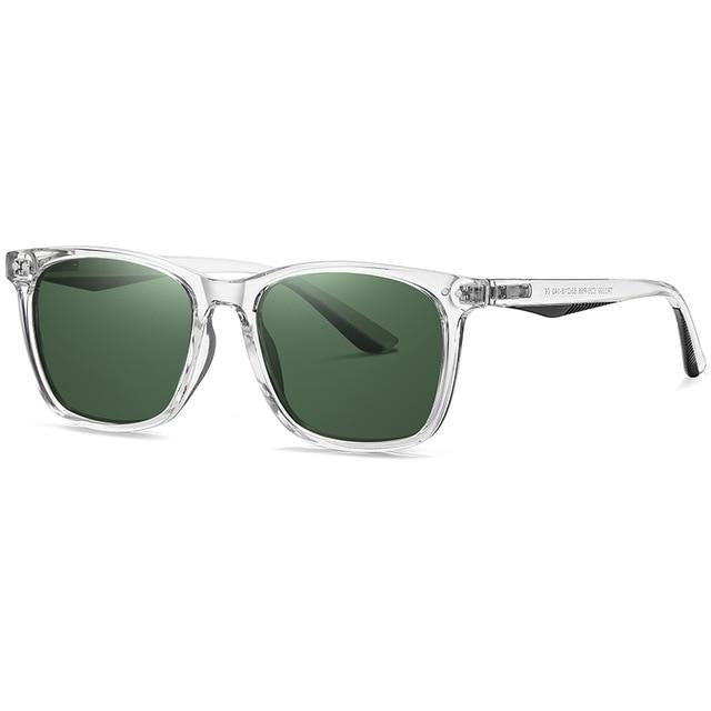 Square Polarized Men Women Ultra Light TR Frame Anti-Glare Driving Sunglasses