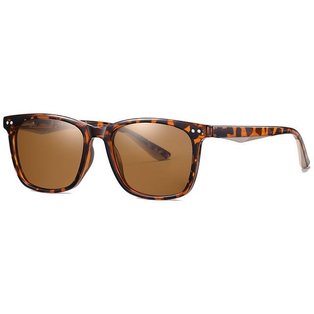 Square Polarized Men Women Ultra Light TR Frame Anti-Glare Driving Sunglasses