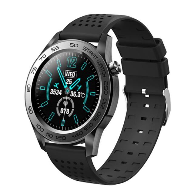 Men GPS Track Recording Sport Fitness Tracker Full Touch Temperature Monitor Smart watch