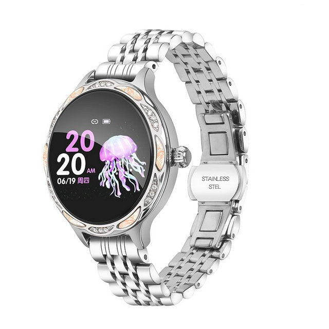 Women IP68 sports Wristwatch Bluetooth Watch Bracelet