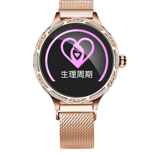 Women IP68 sports Wristwatch Bluetooth Watch Bracelet