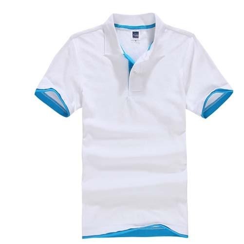 Plus Size XS-3XL Men's Polo Cotton Short Sleeve T shirt