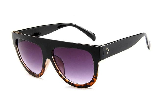 Luxury Vintage Big Full Frame Women sunglasses