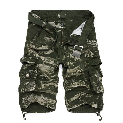 Camouflage Pure Cotton Comfortable Men's Shorts