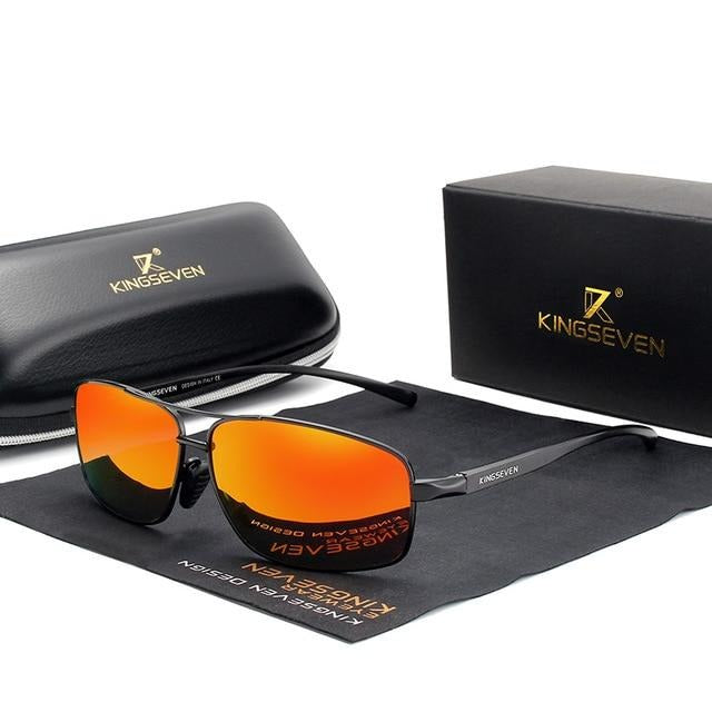 Vintage Polarized Square Classic men's Sunglasses