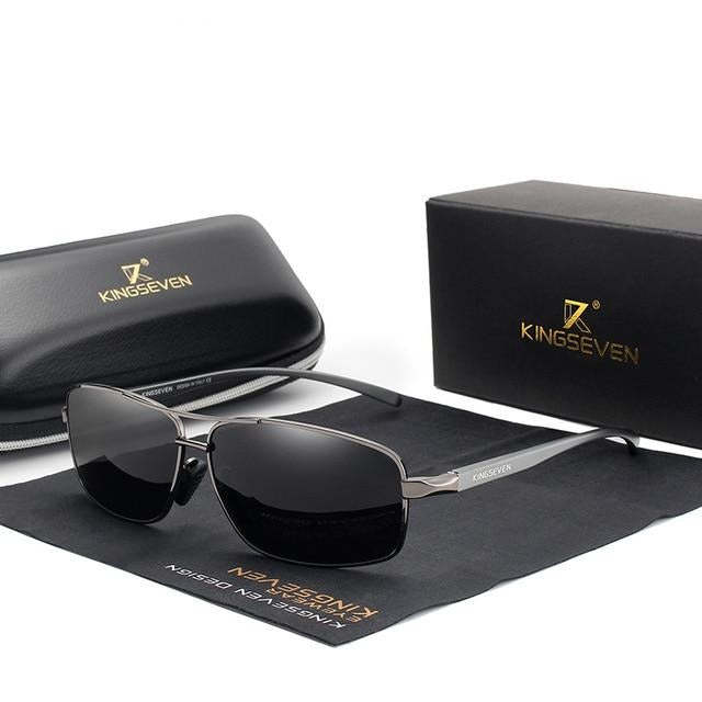 Vintage Polarized Square Classic men's Sunglasses