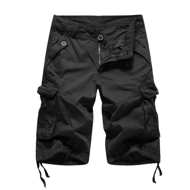 Military Camouflage Cotton Loose Work Casual Short Pants Plus Size for men