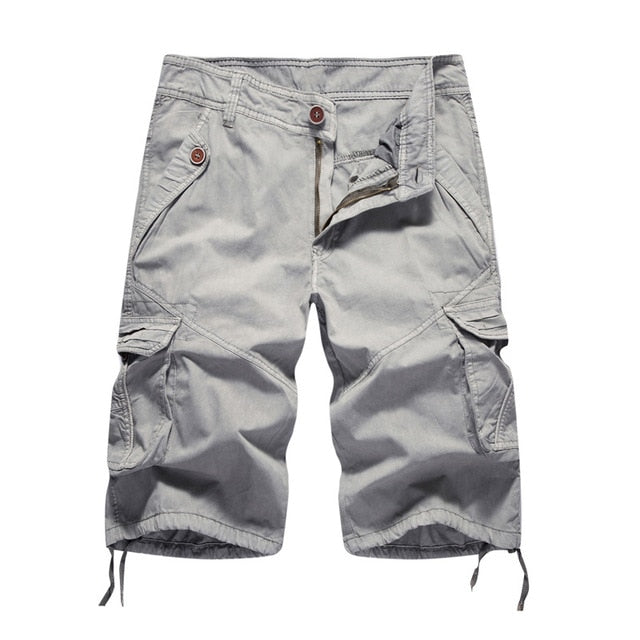 Military Camouflage Cotton Loose Work Casual Short Pants Plus Size for men
