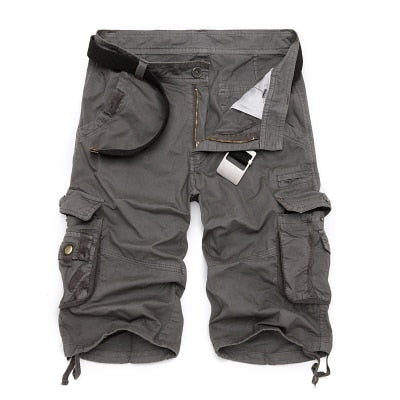 Military Camouflage Cotton Loose Work Casual Short Pants Plus Size for men