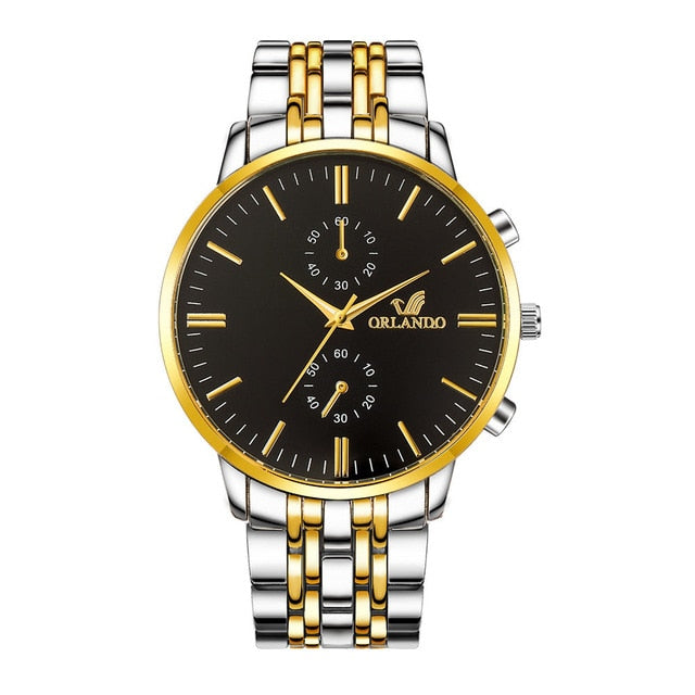 Quartz  Business  Gentlemen Casual men's Wristwatch