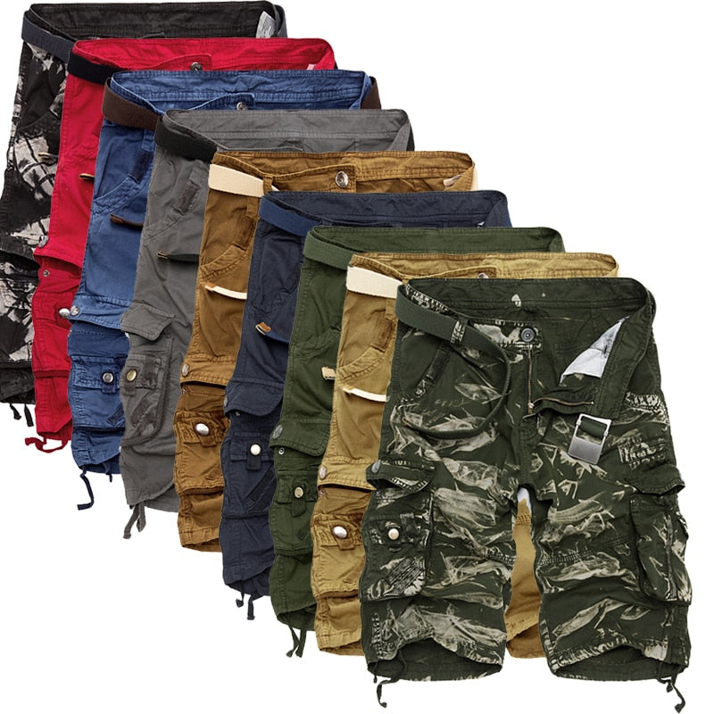 Camouflage Pure Cotton Comfortable Men's Shorts